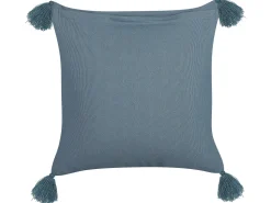 Beliani Koristetyyny Sametti Tummansininen 45 X 45 Cm Ribes Best Sale