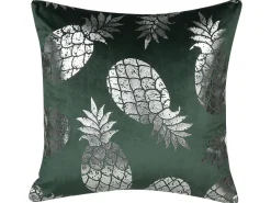 Beliani Koristetyyny Sametti Tummanvihrea 45 X 45 Cm 2 Kpl Astilbe Online