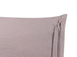 Beliani Koristetyyny Sametti Vaaleanpunainen 45 X 45 Cm 2 Kpl Larkspur Discount