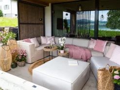 Beliani Koristetyyny Sametti Vaaleanpunainen 45 X 45 Cm 2 Kpl Hosta Cheap