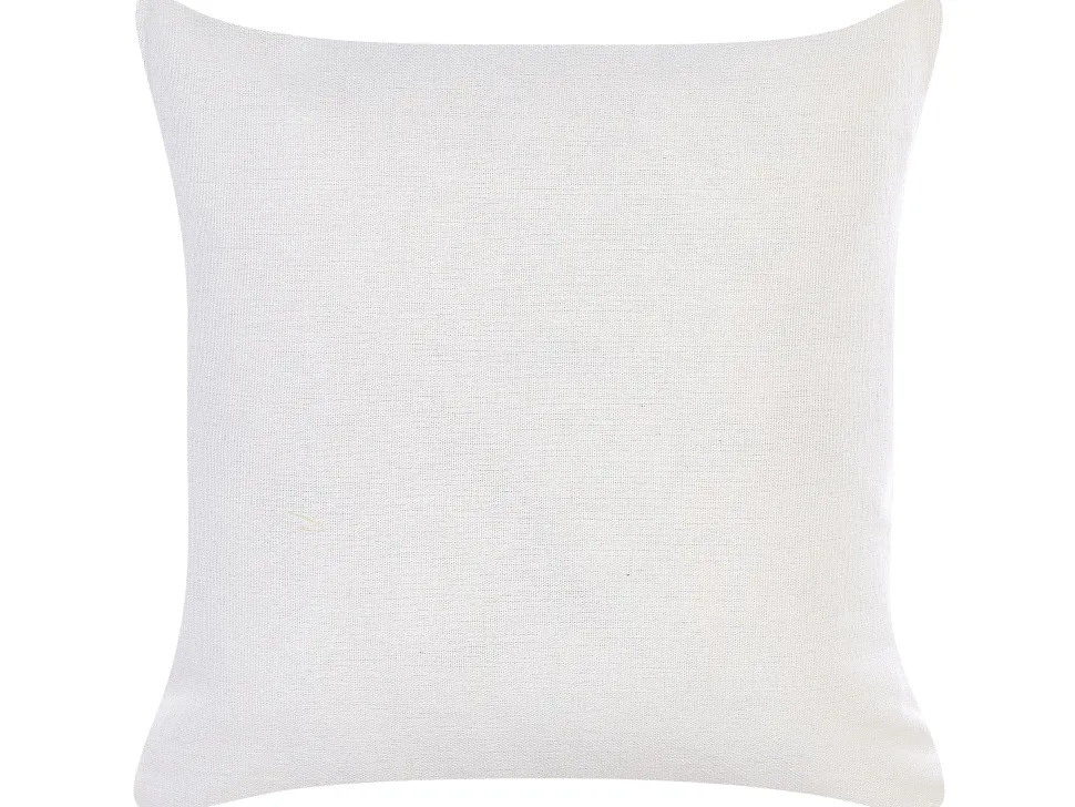 Beliani Koristetyyny Sametti Valkoinen 45 X 45 Cm 2 Kpl Goldenrod Store