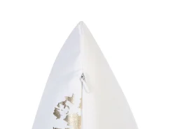 Beliani Koristetyyny Sametti Valkoinen 45 X 45 Cm 2 Kpl Goldenrod Store