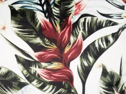 Beliani Koristetyyny Sametti Vihrea/Punainen 45 X 45 Cm 2 Kpl Edelweiss Online