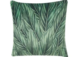 Beliani Koristetyyny Sametti Vihrea 45 X 45 Cm 2 Kpl Diascia Best Sale