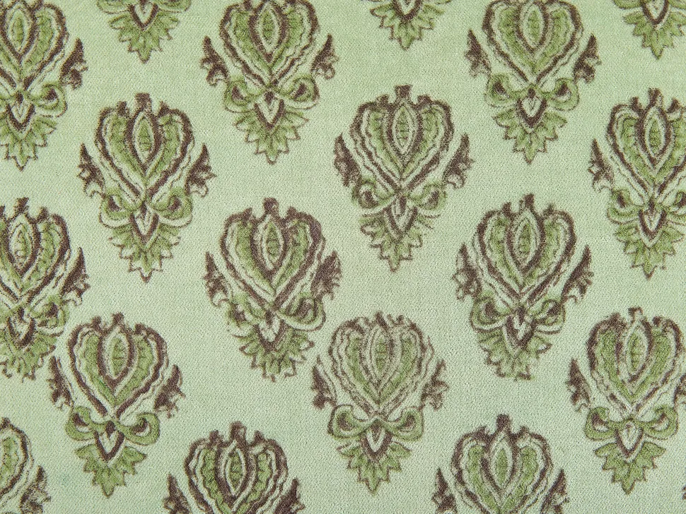 Beliani Koristetyyny Sametti Vihrea 45 X 45 Cm Rungia Best Sale