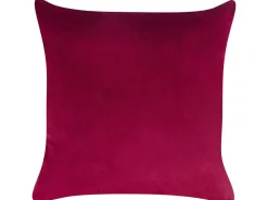 Beliani Koristetyyny Sametti Viininpunainen 45 X 45 Cm 2 Kpl Goldenrod Shop