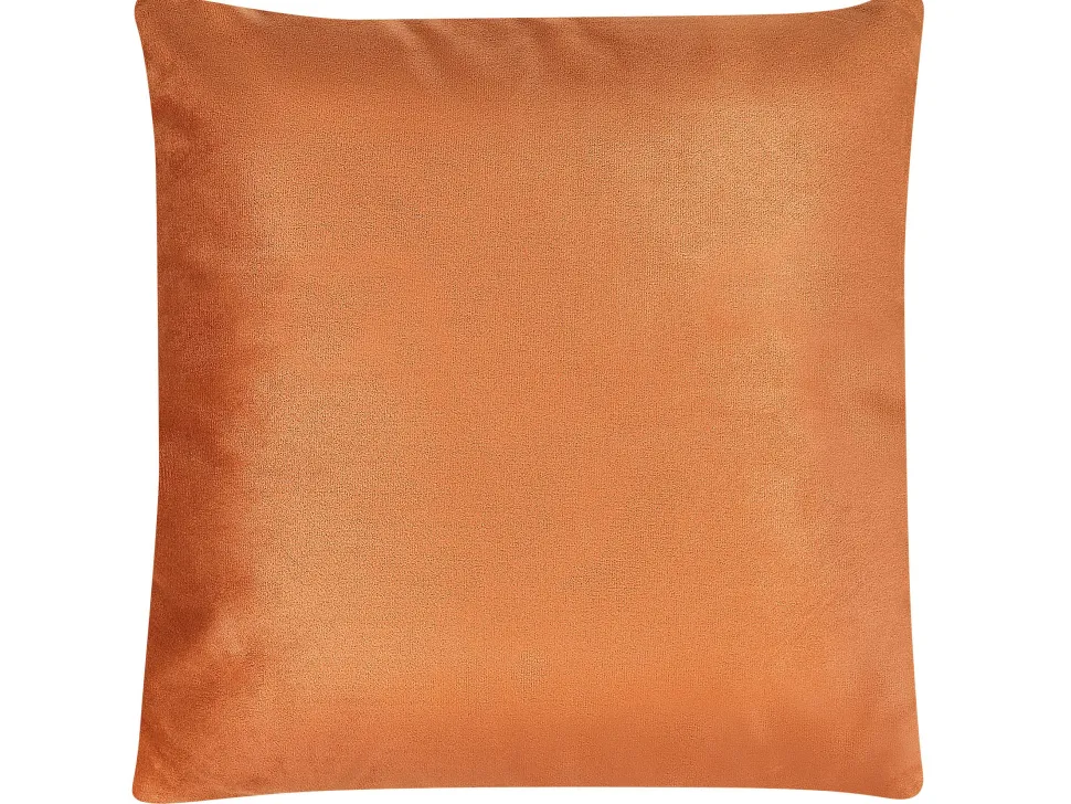 Beliani Koristetyyny Samettinen 2Kpl 45 X 45 Cm Oranssi Ceropegia Best Sale