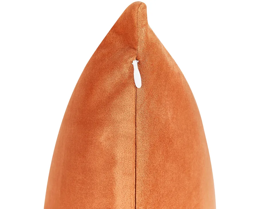 Beliani Koristetyyny Samettinen 2Kpl 45 X 45 Cm Oranssi Ceropegia Best Sale