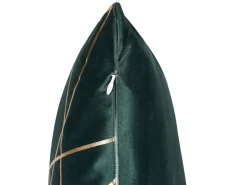 Beliani Koristetyyny Samettinen 2Kpl 45 X 45 Cm Vihrea Pinus Discount