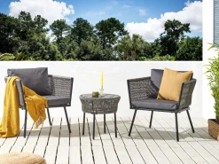 Beliani Koristetyyny Sinapinkeltainen 45 X 45 Cm 2 Kpl Subulata Cheap