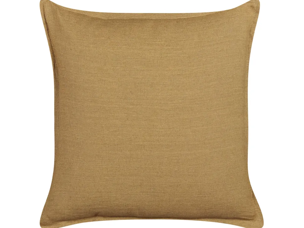 Beliani Koristetyyny Sinapinkeltainen 45 X 45 Cm 2 Kpl Subulata Cheap