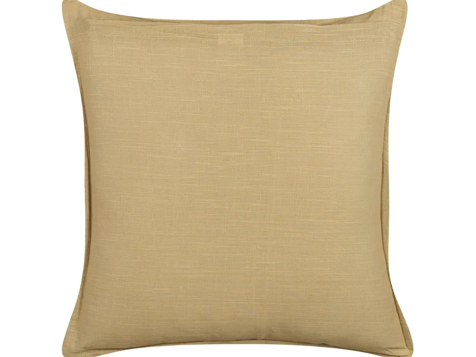 Beliani Koristetyyny Sinapinkeltainen 45 X 45 Cm 2 Kpl Subulata Cheap