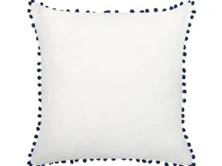 Beliani Koristetyyny Sininen/Valkoinen 45 X 45 Cm 2 Kpl Dandelion Outlet