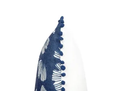 Beliani Koristetyyny Sininen/Valkoinen 45 X 45 Cm 2 Kpl Dandelion Outlet