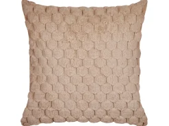 Beliani Koristetyyny Tekoturkis Hiekanruskea 43 X 43 Cm 2 Kpl Purslane Discount