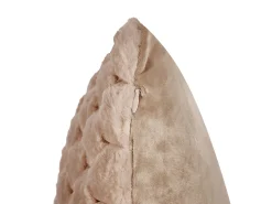 Beliani Koristetyyny Tekoturkis Hiekanruskea 43 X 43 Cm 2 Kpl Purslane Discount