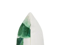 Beliani Koristetyyny Ulkokayttoon 2Kpl Setti 45 X 45 Cm Lehtikuviolla Pavelli Best