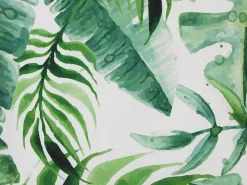 Beliani Koristetyyny Ulkokayttoon 2Kpl Setti 45 X 45 Cm Lehtikuviolla Pavelli Best