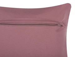 Beliani Koristetyyny Vaaleanpunainen 45 X 45 Cm 2 Kpl Vakayar Store