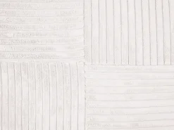 Beliani Koristetyyny Vakosametti Luonnonvalkoinen 43 X 43 Cm 2 Kpl Millet Discount