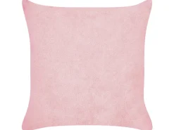 Beliani Koristetyyny Vakosametti Vaaleanpunainen 43 X 43 Cm 2 Kpl Millet Cheap