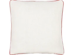 Beliani Koristetyyny 45X45 Cm 2 Kpl Punavalkoinen Sven Best