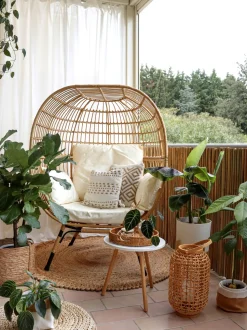 Beliani Korituoli Polyrottinki Luonnonvari Veroli Hot