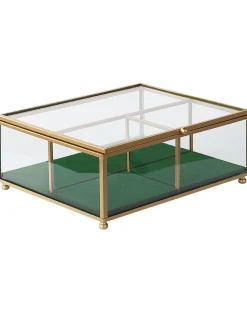 Beliani Korurasia Lasi Kulta 21 X 17 Cm Saintes Fashion