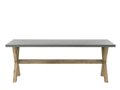 Beliani Kuitusementti Puutarhasetti 6 Jakkaralla Harmaa Olbia Best Sale