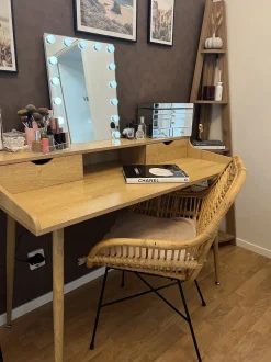 Beliani Kulmahylly 5 Hyllya Vaalea Puu Mobile Solo Cheap