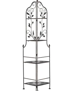 Beliani Kulmahylly Musta Metalli Siderno Best Sale