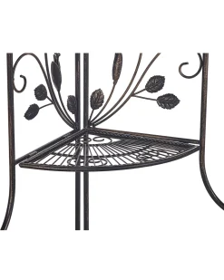 Beliani Kulmahylly Musta Metalli Siderno Best Sale