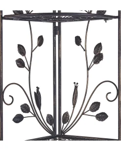 Beliani Kulmahylly Musta Metalli Siderno Best Sale