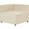 Beliani Kulmamoduuli Pellava Beige Aprica Discount