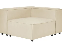 Beliani Kulmamoduuli Pellava Beige Aprica Discount