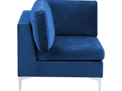 Beliani Kulmamoduuli Sametti Laivastonsininen Evja Clearance