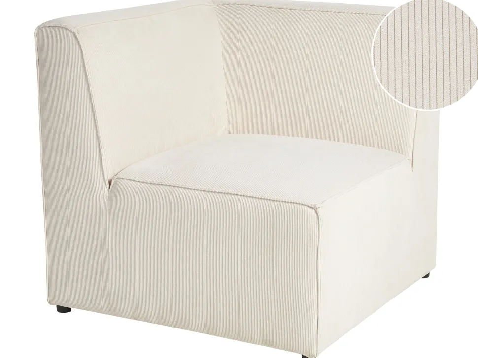 Beliani Kulmamoduuli Vakosametti Vaalea Beige Lemvig Clearance