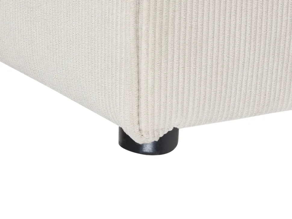 Beliani Kulmamoduuli Vakosametti Vaalea Beige Lemvig Clearance