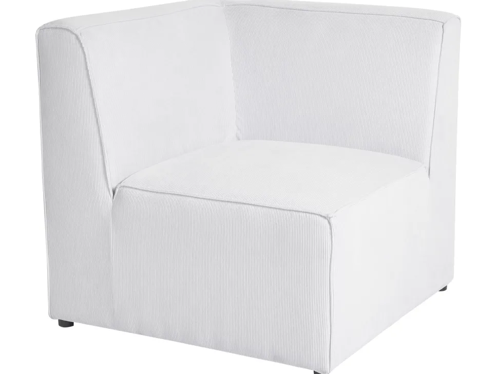 Beliani Kulmamoduuli Vakosametti Luonnonvalkoinen Lemvig Cheap