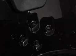 Beliani Kulmaporeamme Led-Valot Musta 214 X 155 Cm Martinica Cheap