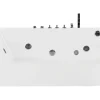 Beliani Kulmaporeamme Led-Valot Valkoinen 170 X 80 Cm Acuario Cheap