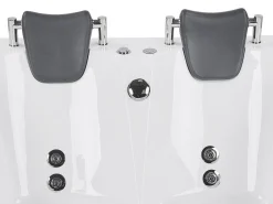 Beliani Kulmaporeamme Oikeak. Led-Valot Valkoinen 170 X 119 Cm Bayamo Cheap