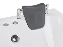 Beliani Kulmaporeamme Oikeak. Led-Valot Valkoinen 170 X 119 Cm Bayamo Cheap