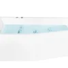 Beliani Kulmaporeamme Oikeak. Valkoinen 170 X 80 Cm Alita Discount