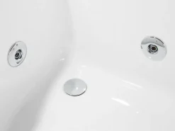 Beliani Kulmaporeamme Vasenk. Led-Valot Valkoinen 160 X 113 Cm Paradiso Cheap