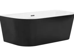 Beliani Kylpyamme Musta 170 X 80 Cm Harvey Hot