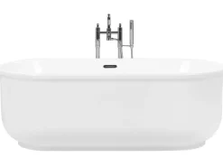 Beliani Kylpyamme Vapaasti Seisova Valkoinen 170 X 80 Cm Pinel Hot