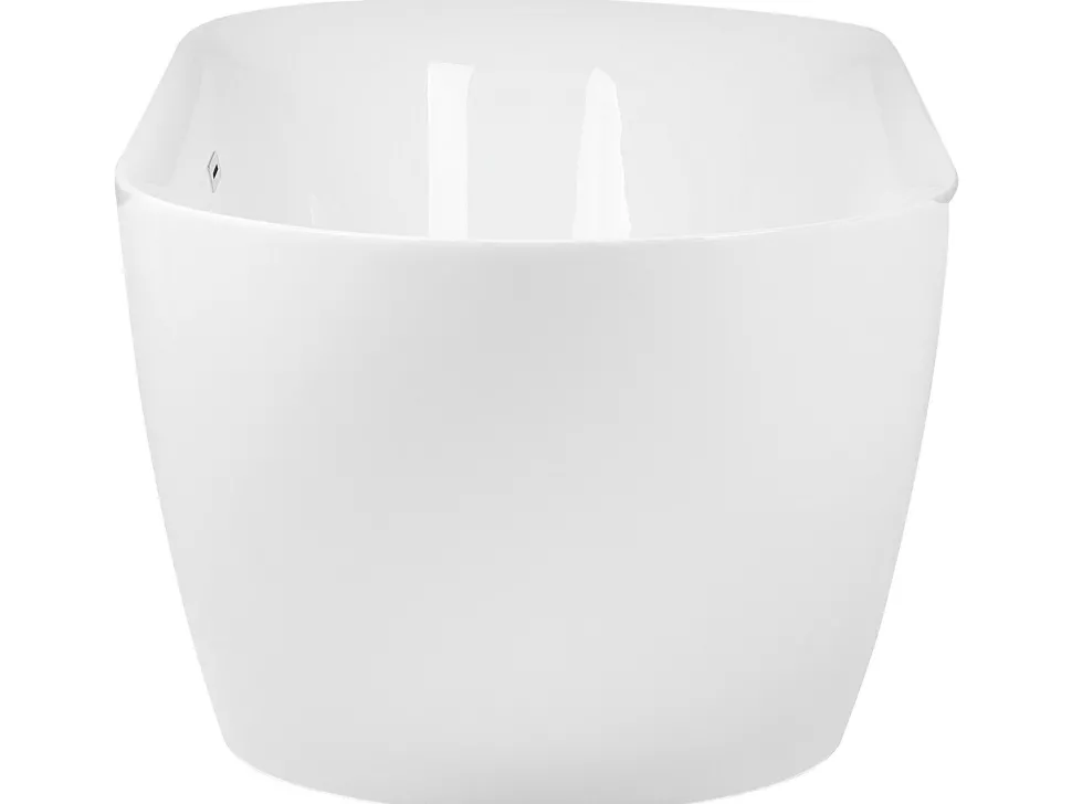 Beliani Kylpyamme Vapaasti Seisova Valkoinen 180 X 80 Cm Carrera New