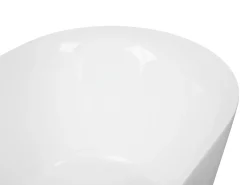 Beliani Kylpyamme Vapaasti Seisova Valkoinen 180 X 80 Cm Carrera New