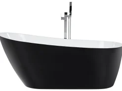 Beliani Kylpyamme Vapaasti Seisova Musta 170 X 78 Cm Solarte Discount